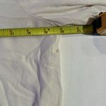 BKE  Womens Zip Blouse Ivory Studded Chiffon Full Exposed Zipper long sleeve L Photo 6