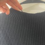 Black Ribbed knit long sleeve Sweater/Top Size XL Photo 3