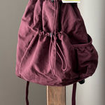 All In Motion NWT  Maroon Drawstring Cinch Backpack Photo 0