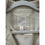 LC Lauren Conrad  Corduroy Jacket Cream Beige Striped Button Front Women's Size S Photo 1