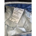 Kancan Women's 27 Mid Rise Light Wash Skinny Jeans Distressed Denim Straight Leg Blue Photo 7