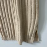 VERO MODA Doffy Long Sleeve V Neck Rib Sweater Dress Irish Cream Melange M Photo 6
