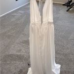Lulus Elegant real love White satin Sleeveless Maxi Dress size S Photo 5