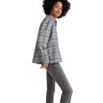 Madewell  Women’s Westlake Cropped Flannel Dubin Gray Plaid medium Photo 1