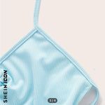 SheIn heart halter bra top Photo 2