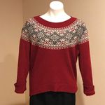 Willi Smith Willie Smith Christmas wool sweater folded sleeves Sz M Photo 1