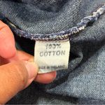 Kinsale Smocks VTG Medium Denim Cotton Pullover Top Fisherman Pockets Ireland Blue Photo 4