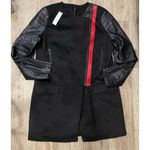 W118 By Walter Baker Black and Red Coat Jacket Medium New with Flaws Photo 11