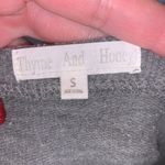 Thyme + Honey  grey short sleeve midi dress with pockets Photo 6