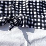 Lime Ricki  Black and White Gingham Bikini Set Photo 3