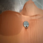 Guess Iridescent Tank Peach Elena Gilbert Vampire Small Mesh Sparke Holiday Photo 5