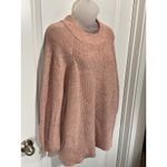 LC Lauren Conrad Lauren Conrad Pink Marled Knit Sweater Pullover Long Sleeve Mock Neck XXL 2Xl Photo 8