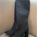 Steve Madden Classic Black Knee High Boots, S87 Photo 2