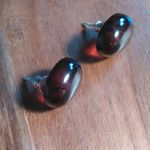 Baltic Amber Sterling Silver Stud Earrings Photo 8