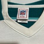 NFL  EUC Miami Dolphins Women's Cream and Teal Hoodie Photo 1