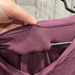 Latched Mama Burgundy Boyfriend Breastfeeding Nursing Tshirt VNeck Small *PLAY* Purple Photo 2