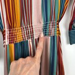 Anthropologie DRA Dream in Color Jumpsuit in Blue Multi Size Medium Photo 11