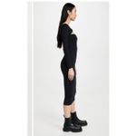 SER.O.YA Irene Black Off Shoulder Cut Out Bodycon Midi Dress Small Emo Goth Photo 11