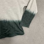 YA Los Angeles Ya Las Angles Women M Gray Green Dip Dye Pullover Casual Hoodie Photo 2