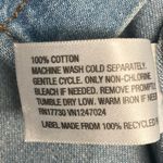 MOSSIMO SUPPLY‎ Co. Women’s Denim Long Sleeve Shirt Distressed Faded Size Medium Blue Photo 5