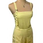 SheIn Womens Small Yellow Romper Adjustable Straps One Piece Shorts Photo 1