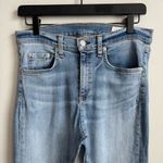 Rag and Bone  High Rise 10” Flare Distressed Jeans in Vale Wash Size 29 Photo 3