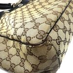 Gucci Positano GG Monogram Canvas Brown Tote Bag β Gold Hardware Photo 5