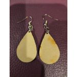 Handmade Nightmare Before Christmas wooden Sally and Jack Skellington earrings Brown Photo 1