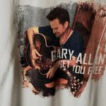 2014 Gary Allan Set You Free T Shirt White XL Extra Large Country Music Singer Photo 4