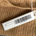 Everlane Crop Top Womens Small Wool Blend Cozy Stretch Camel Brown Photo 2