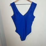 Summersalt - The Ruched Backflip Azure Blue One Piece Swimsuit Pool Summer Lake Photo 1