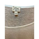 Aritzia Wilfred Women's XS/S High Low Cropped Sheer T-Shirt Top White Linen Photo 1