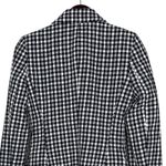 ZARA NWT Textured Houndstooth Double Breast Classic Blazer Lined XS Black White Photo 4