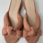 Loeffler Randall Elsie Womens Suede Knot Slide Sandal Size 7 Pink Melon Photo 0