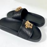 Versace NWB Palazzo Medusa Slide Sandal Black Size 37EU 1009461 DGOM8 KVO41 Photo 12