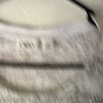 Cato  Y2k Tuscan Large White‎ Gray Short Sleeve Rhinestone Scroll Print Top Photo 3