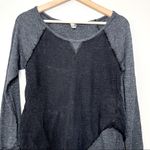 Free People We the Free Layered Knit Baseball Long Sleeve Tee Photo 3