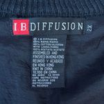 Rare Vintage I.B. Diffusion Colorful Checkered Abstract Button Cardigan Sweater Multiple Size 2X Photo 3