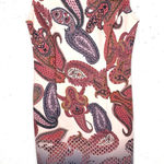 Isle Melis Kazan Paisley Sleeveless Dress Scuba Poly Stretch Brown Purple Medium Photo 0