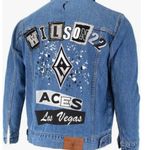 Denim Jacket Las Vegas Aces A'ja Wilson #22 Blue Size Small Photo 1