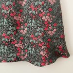 Hutch x ANTHROPOLOGIE | Asarte Floral Print Mini Skirt Black Red Pink Green | 14 Photo 6