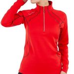 Sunice Megan SuperliteFX Stretch Thermal 1/4 Zip Pullover Thermal Hiking Blue XL Photo 0