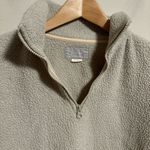 Everlane  ReNew Quarter Zip Fleece Oat- Size XS Photo 5
