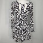 Abercrombie & Fitch  Black & White‎ Abstract Patterns Cutout Back Dress| SMALL Photo 4