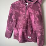 The North Face Fleece Quarter Half Zip Size Medium Pink Camo Print Photo 4