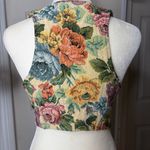 Floral tapestry vest top in multi Photo 10