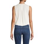 Cloth & Stone  womens small off white Sleeveless Half Placket Blouson shirt​ Photo 1