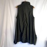 Terra SJ Apparel Structured Collar Sleeveless Green Mod Tunic Dress Size Medium Photo 1