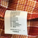 Brandy Melville  Mini Skirt Plaid Red Orange Casual‎ Party Size XS-S Stretch Photo 6