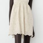 ZARA Beige Combination Dress Photo 1